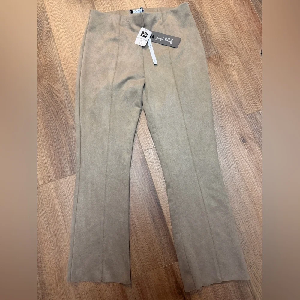 Joseph Ribkoff Hi Rise Scuba Crepe Java Brown Flare Trouser Pants NWT‎ Size 10